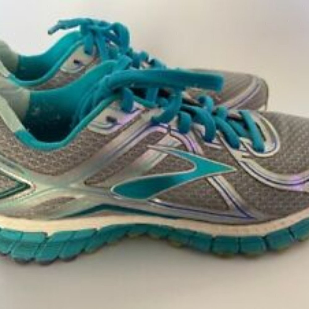 Brooks GTS 16 1202031B170 Women's Running Shoes Gray Blue Size 7.5‎ Medium